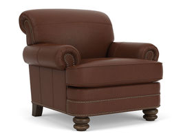 Bay Bridge 3790 Nailhead Chair (+50 leathers) 85"