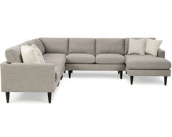 Trafton M10 Stationary Sectional (+139 fabrics)USB charging