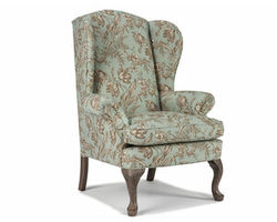 Sylvia Queen Anne Wing Chair (+100 fabrics)