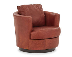 Tina Leather Swivel Chair (+6 leathers)