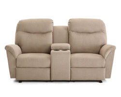 Caitlin Double Reclining Console Loveseat (100+ fabrics)