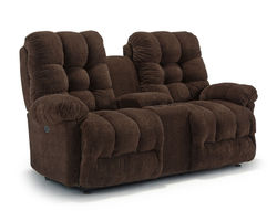 Everlasting Double Reclining Console Loveseat (+100 fabrics)
