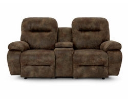 Arial Double Reclining Console Loveseat (+100 fabrics)