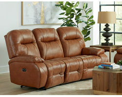 Arial Double Reclining Leather Sofa (+3 leathers)