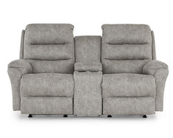 Oren Double Reclining Console Loveseat (+100 fabrics)