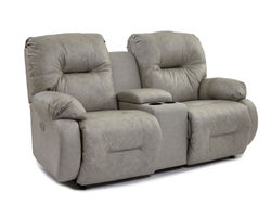 Brinley Double Reclining Console Loveseat (+100 fabrics)