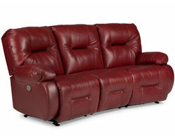 Brinley Double Reclining Leather Sofa (+30 leathers) 91&quot;