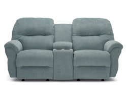 Bodie Double Reclining Console Loveseat (+100 fabrics)