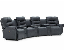 Unity Home Theater Leather Sectional (+3 leathers)