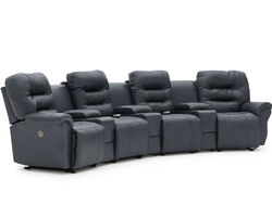 Unity Home Theater Leather Sectional (+3 leathers)
