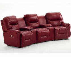 Bodie Home Theater Leather Sectional (+3 leathers)