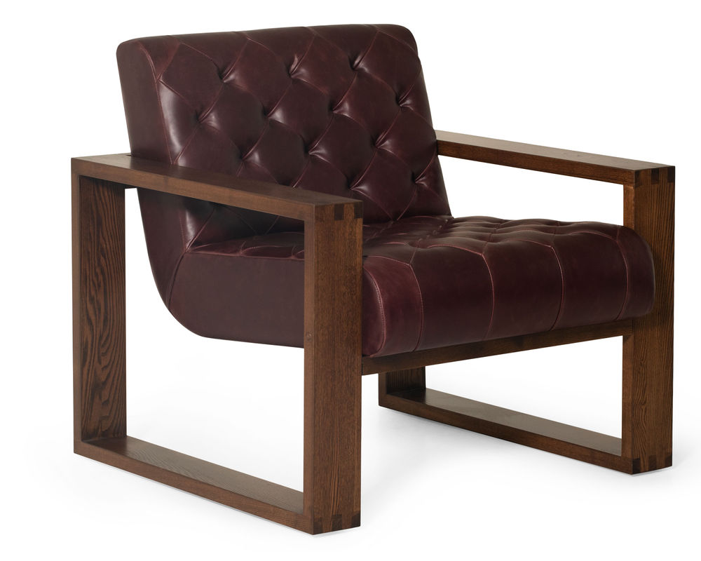 Wyatt 77077 Tufted Leather Chair (+100 leathers) Sofas and