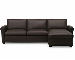 Madison 77679 Roll Arm Leather Sectional (+100 leathers)