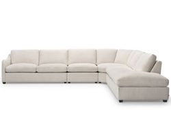 Madison 77658 Modern English Sectional (+60 fabrics)