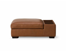 Madison Leather Storage Ottoman with Table Top 46&quot; x 36&quot; (+100 leathers)