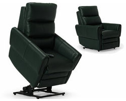 Fairview 40181 Power Leather Reclining Lift Chair (Option to add Power Headrest &amp; Power Lumbar ) (+100 leathers) 300 lbs.