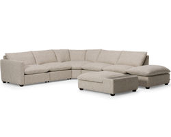Laguna 77675 Stationary Sectional (+60 fabrics)