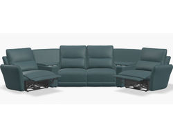 Chelsea 40105 Power Headrest Power Reclining Sectional (100+ leathers)