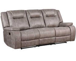Blake 88" Dual Reclining Sofa (Performance fabric) In stock - Free shipping