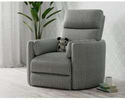 Radius  Power Swivel Glider Recliner Mega Grey (In stock - Fast Shipping) 9 colors