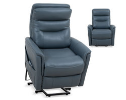 Gemini Power Lift Recliner with Articulating Headrest Azure (350 lbs.) In stock - Fast shipping