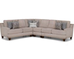 Anna 864 Stationary Sectional (Includes Pillows)