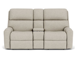 Rio Power Headrest Power Reclining Console Loveseat (In stock)
