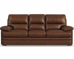 David 1825 All Leather Sofa (93&quot;) In stock