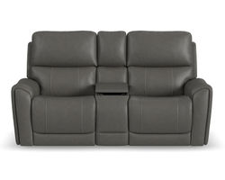 Carter 1587 Triple Power Reclining Console Loveseat (+2 colors)  - In stock - Zero Gravity