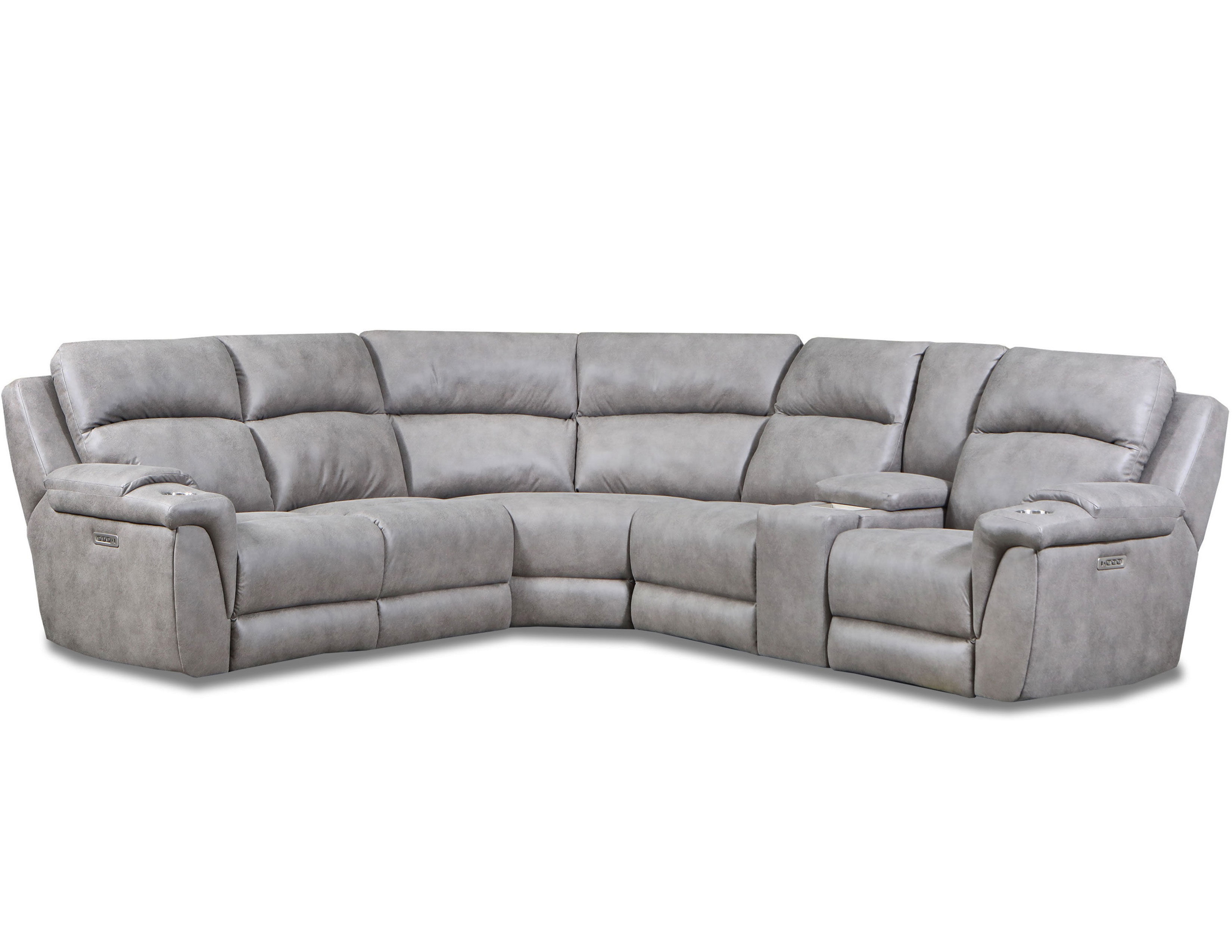 Bono Triple Power Reclining Sectional Zero gravity 100 fabrics and leathers