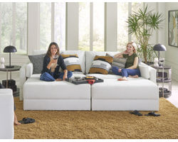 Trevor 2405 Two Piece Cuddler Chaise (106" Wide by 50" Deep) +2 colors