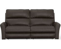 Fredda Power Headrest Power Reclining Leather Sofa (Lay-Flat and Zero Gravity)