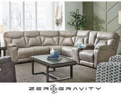 Conrad Zero Gravity Power Reclining Sectional (+150 fabrics and leathers) 