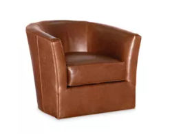 Ashland Leather Swivel Chair (+45 leathers)
