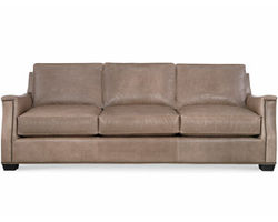 Brandon 84&quot; or 96&quot; Nail Head Leather Sofa (+45 leathers)