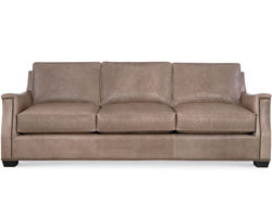 Brandon 84" or 96" Nail Head Leather Sofa (+45 leathers)