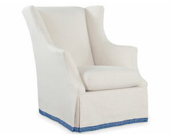 Holly Wing Chair - Swivel Available (+75 fabrics)