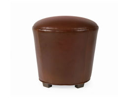 Muffette Leather 17" Oval Ottoman (+45 leathers)
