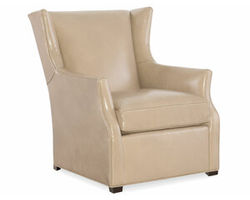 Holman Leather Wing Chair (Swivel Available) +45 leathers