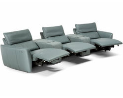 Versatile C214 Home Theater Power Reclining Sectional (+60 leathers)