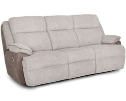 Broderick Two Tone 90" Power Reclining Sofa 
