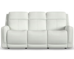 Alister 82" Leather Power Gliding Sofa with Power Headrests & Lumbar (+3 colors) in stock