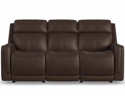 Alister 82&quot; Leather Power Gliding Sofa with Power Headrests &amp; Lumbar (3+ colors)