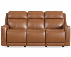 Alister 82&quot; Leather Power Gliding Sofa with Power Headrests &amp; Lumbar (3 colors)