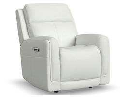 Alister Leather Power Gliding Recliner with Power Headrest and Lumbar (3 colors) in stock