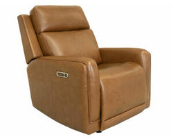 Alister Leather Power Gliding Recliner with Power Headrest and Lumbar (+3 colors)