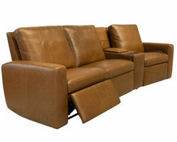 Aria 1865 Leather Power Reclining Sectional (2 colors)