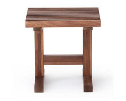 EQ3 Ban End Table, Walnut