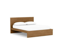 EQ3 Boom Storage Bed, Double, Wood Slats