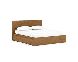 EQ3 Boom Storage Bed, Double, Wood Slats